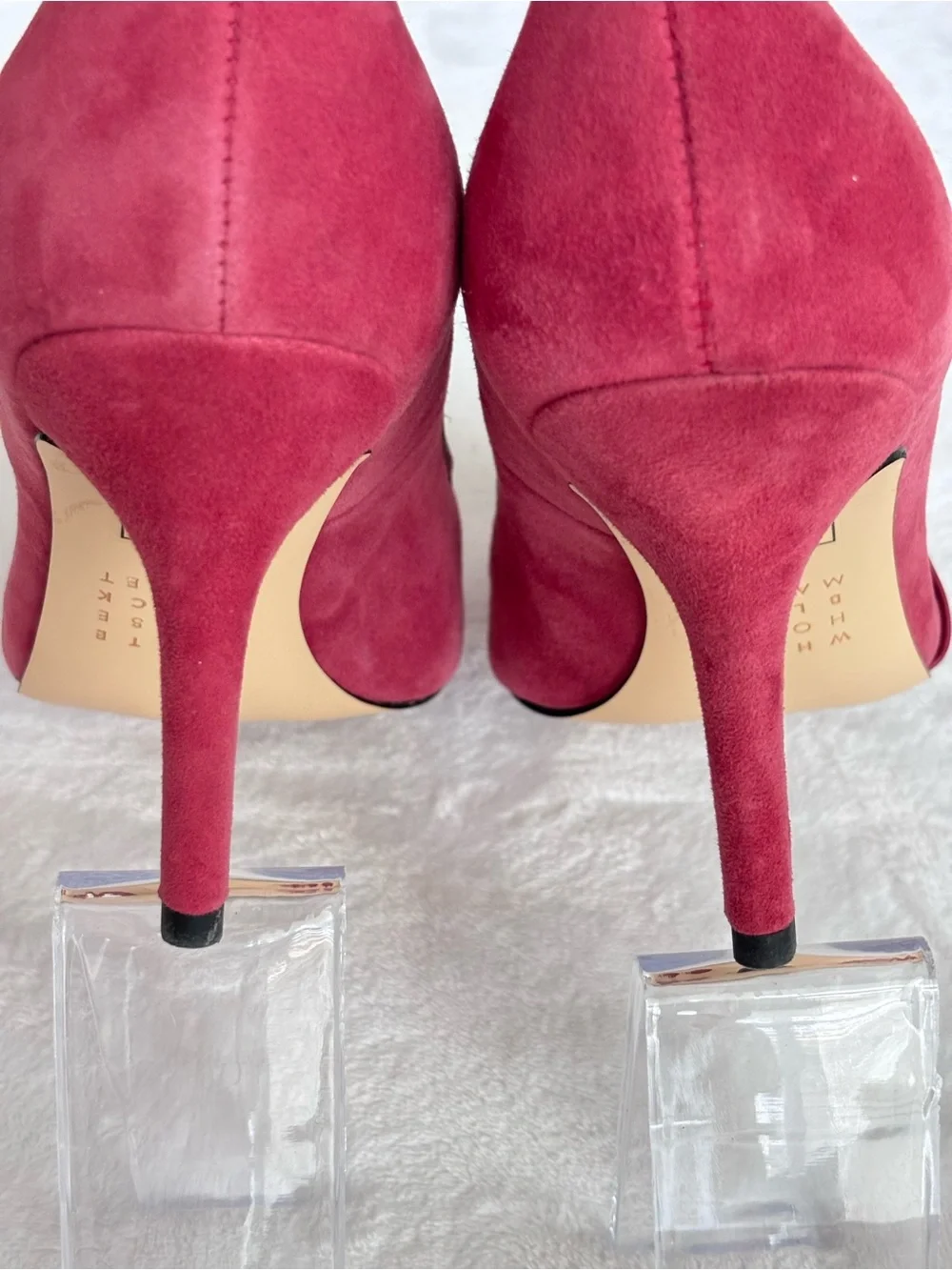 WHITE HOUSE BLACK MARKET Hayden Fire Quartz Suede Stiletto Heel Pumps--NEW--9